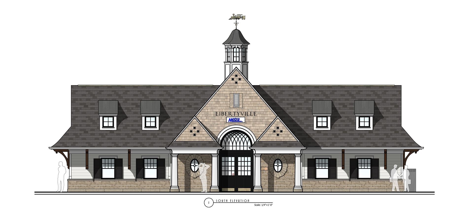 Front View of New Station